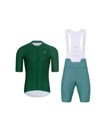 HOLOKOLO maillot corto y pantalón corto - AEROLITE - azul/verde